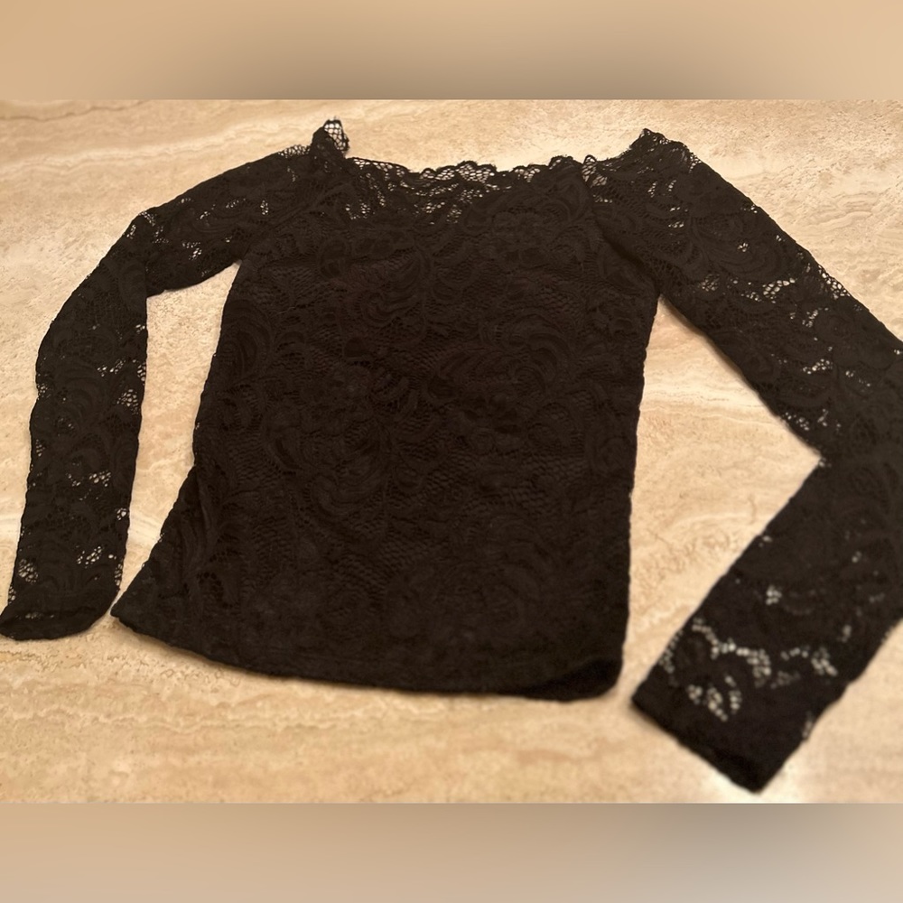 Ambiance Lace long Sleeve Blouse